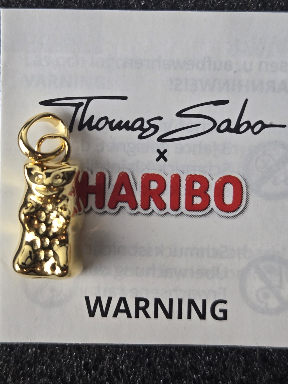 Thomas Sabo x Haribo Gold Gummy Bear Charm